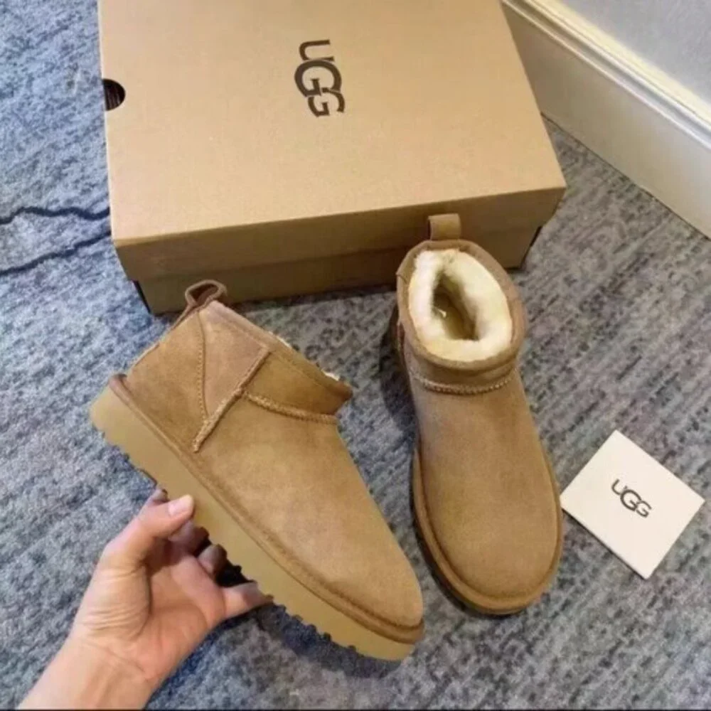 UGG Classic Ultra Mini Water-Resistant Booties Women's - Picture 1 of 7